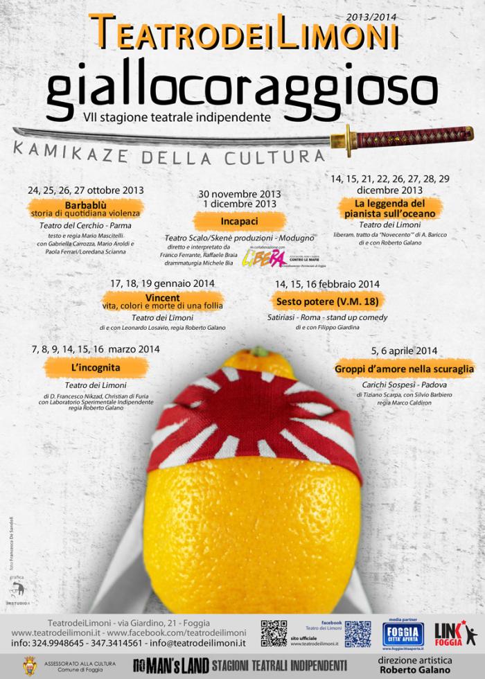 Manifesto Giallocoraggioso 2013/14