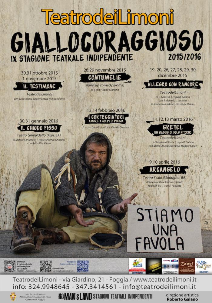 Manifesto Giallocoraggioso 2015/16