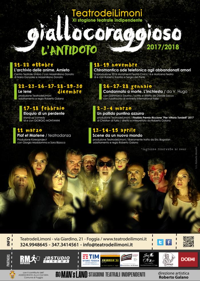 Manifesto Giallocoraggioso 2017/18