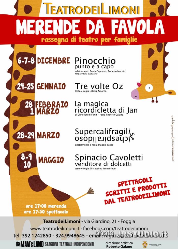 Manifesto Merende da Favola 2014/15