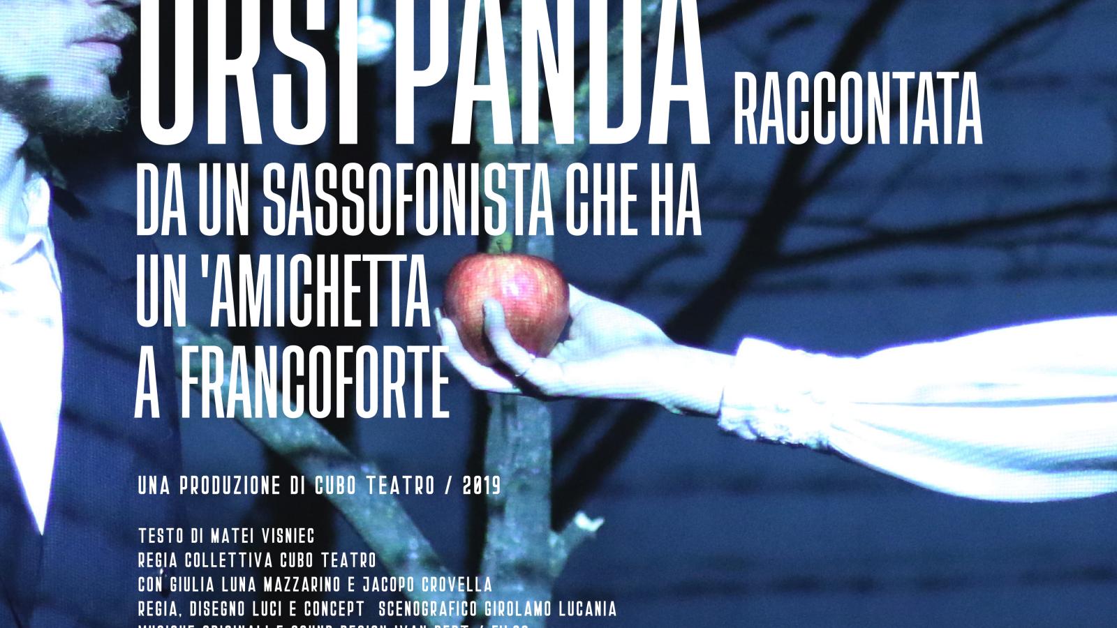 La storia degli orsi panda raccontata da un sassofonista che ha un'amichetta a Francoforte