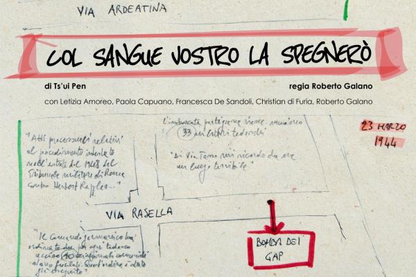 Col sangue vostro la spegnerò